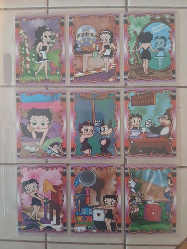 Lot trading card betty boop - lot,