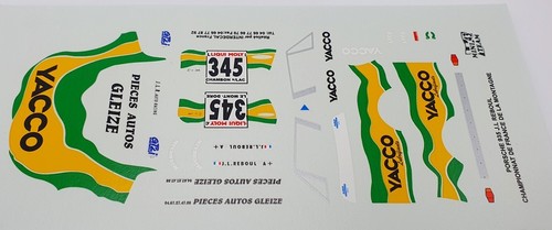 Decal neuf porsche 935 - 1/43,