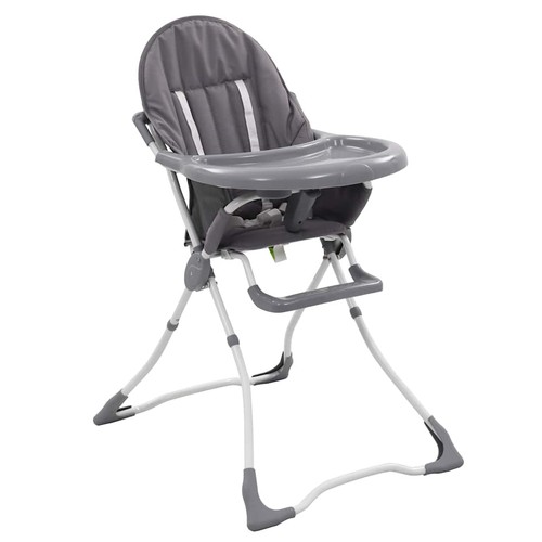 Chaise haute pour - pour, gris