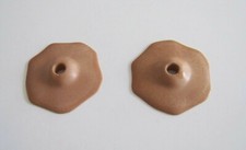 PLAYMOBIL (L1277) MIDDLE AGE - Lot of 2 Suppourts Swivel Dummy Foot 3668