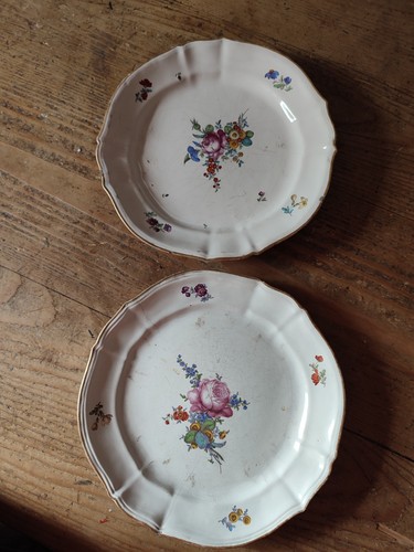 Anciennes assiettes xixe - assiettes,
