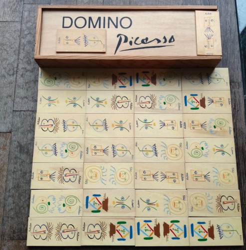 Jeu dominos bois - jeu, en
