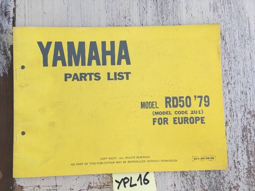 Yamaha rd50 1979 2u1 - yamaha, 50