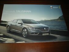 RENAULT BROCHURE ""RENAULT TALISMAN ALL TYPES"" 2016 USED IN ITALIAN