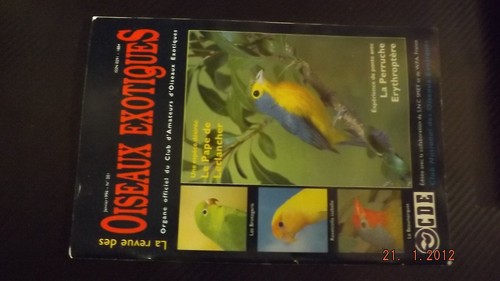 Revue oiseaux exotiques - revue,