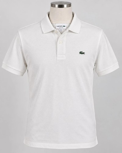 Polo lacoste blanc homme - lacoste,