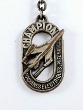 KEYCHAIN - CHAMPION 1960s - ELECTRIC & PNEUMATIC Machines - Garages -