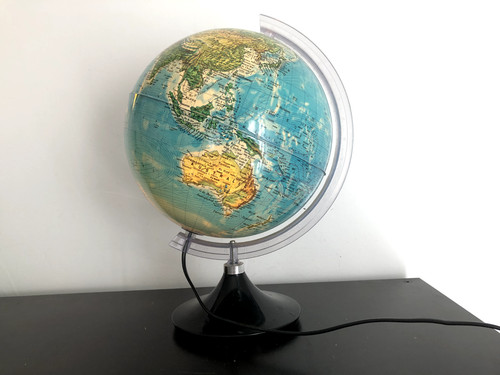Globe terrestre lumineux - globe,