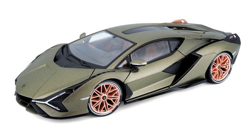 Burago voiture 2019 verte - -,