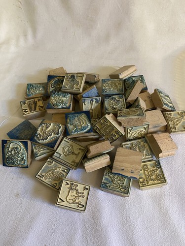 Lot 43tampons encreurs - 43tampons,