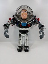 Toy Story Intergalactic Buzz Lightyear Talking Action Figure - 1995 - Chrome