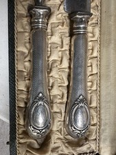 Couverts en Argent Massif Minerve Service à  Gigot