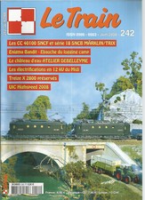 LE TRAIN N°242 CC 40100 SNCF ET SERIE 18 SNCB / CHATEAU D'EAU ATELIER BELLEYME