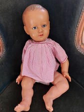 Antique baby doll bather Petitcollin France eagle head 55 cm 