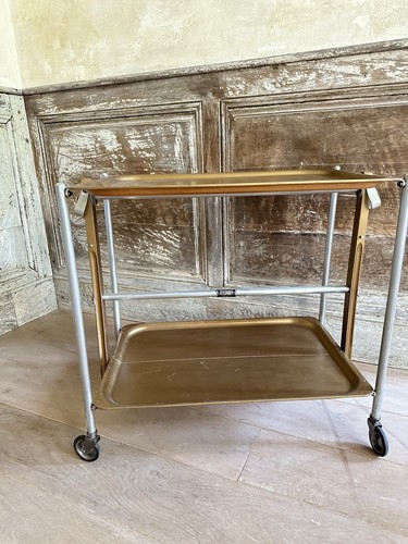 Table roulante pliante vintage