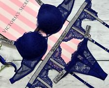 Victoria's Secret Shine Bracelet Tissu Dur Soutien-Gorge 3 Pcs Ensemble