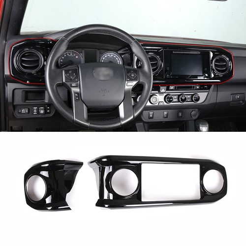 Glossy black center console - glossy,