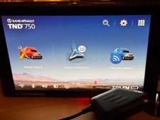 RAND MCNALLY TND750 TND-750 7" LM TRUCK GPS MULTIPLE, SCRATCHES, FREE SHIPMENT