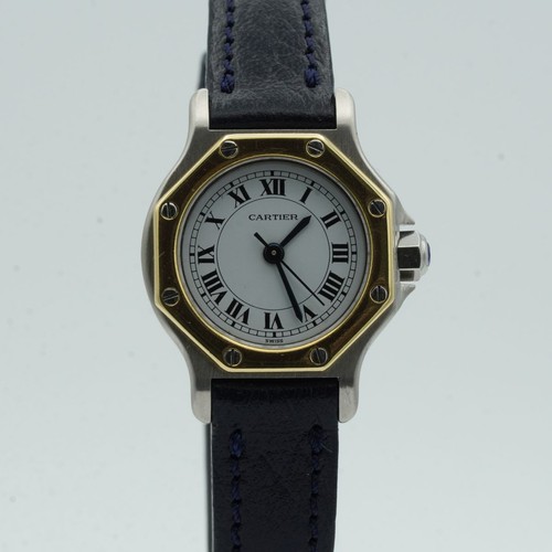 Cartier santos ronde - ronde, quartz