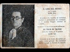 GLOBE TROTTER / VELIMIR TCH ZIVANOVITCH & Armando LOVINI / Business Card 1926