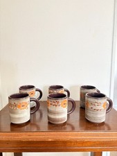 Ancien 6x Tasse Vintage