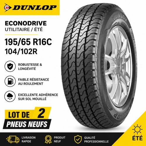 Lot pneus dunlop - de, 2