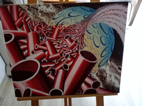 Peinture sur toile - peinture,