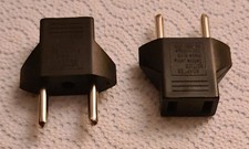 Adaptateur Secteur Prise Americaine US USA vers France Europe - Lot De Deux - 