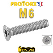 Vis TORX Tête FRAISÉE M6 | Vis à Métaux | (5 à 20pcs) - (30 à 50mm) | INOX A2