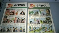 Lot Ancien Magasine Spirou X 5 N° 658 A 662 1950 no pilote pif mickey tintin