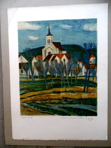 Auguste durel lithographie - auguste,