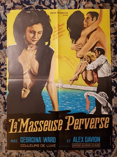 Affiche 1971 masseuse - affiche,