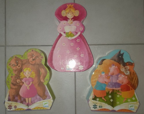 Lot puzzles djeco - puzzles, contes