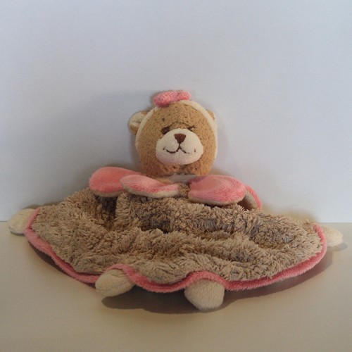 Doudou ours bukowski rose - doudou,