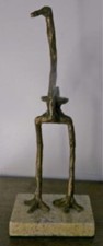 GEORGES BRAQUE BRONZE SCULPTURE " AUTRUCHE " SIGNED AND NUMBERED