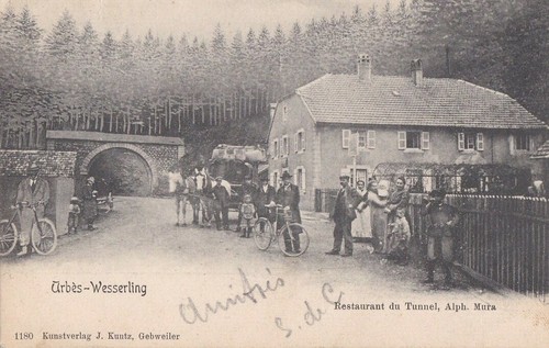 Cpa alsace urbes wesserling - 68,