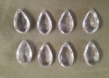 LOT DE 8 PAMPILLES OVALES EN