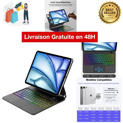 Clavier magic ipad air et - magic,