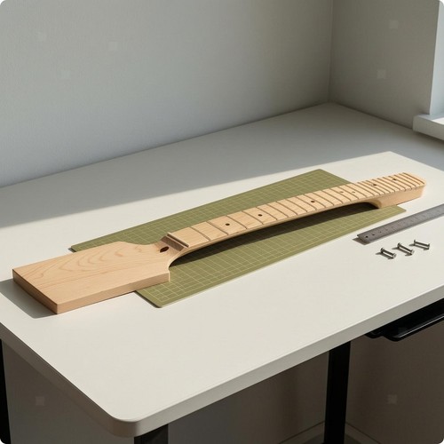 Manche guitare électrique - manche,