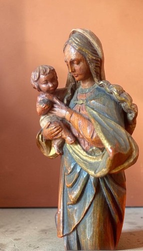 Figurine ancienne bois - en,