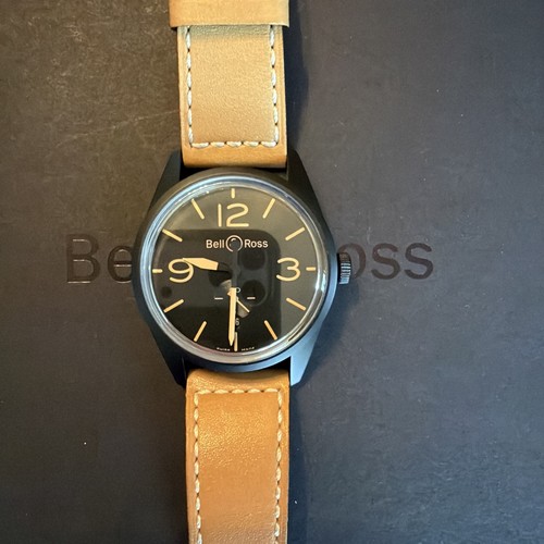 Bell ross br123 black pvd - br123,