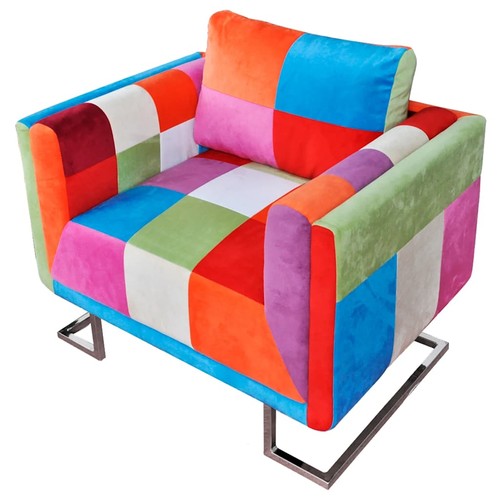 Fauteuil cube avec design - fauteuil,