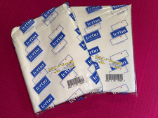 2 vintage but new sheets Tertio white flat sheets 180 cm x 290 cm ref D417