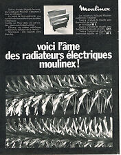 ADVERTISEMENT 1969 MOULINEX the soul of electric radiators