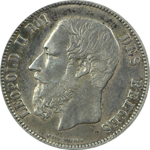 Belgique pièce 5 francs - 5,