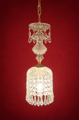 Lustre pampilles cristal - lustre,