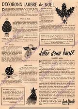 CHRISTMAS DECORATION HOLLY ANGEL STAR BALL 1949 DIY CHRISTMAS TREE ANGEL STAR