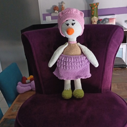 Poupée crochet amigurumi - poupée, au