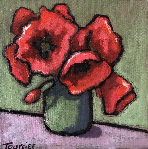 Tableau coquelicots dans - coquelicots,