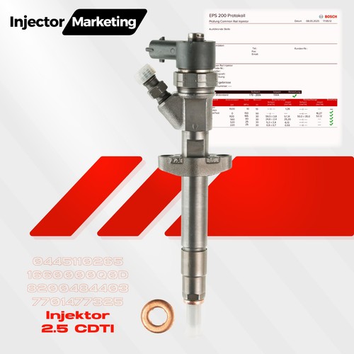 Injecteur 0445110265 - injecteur,